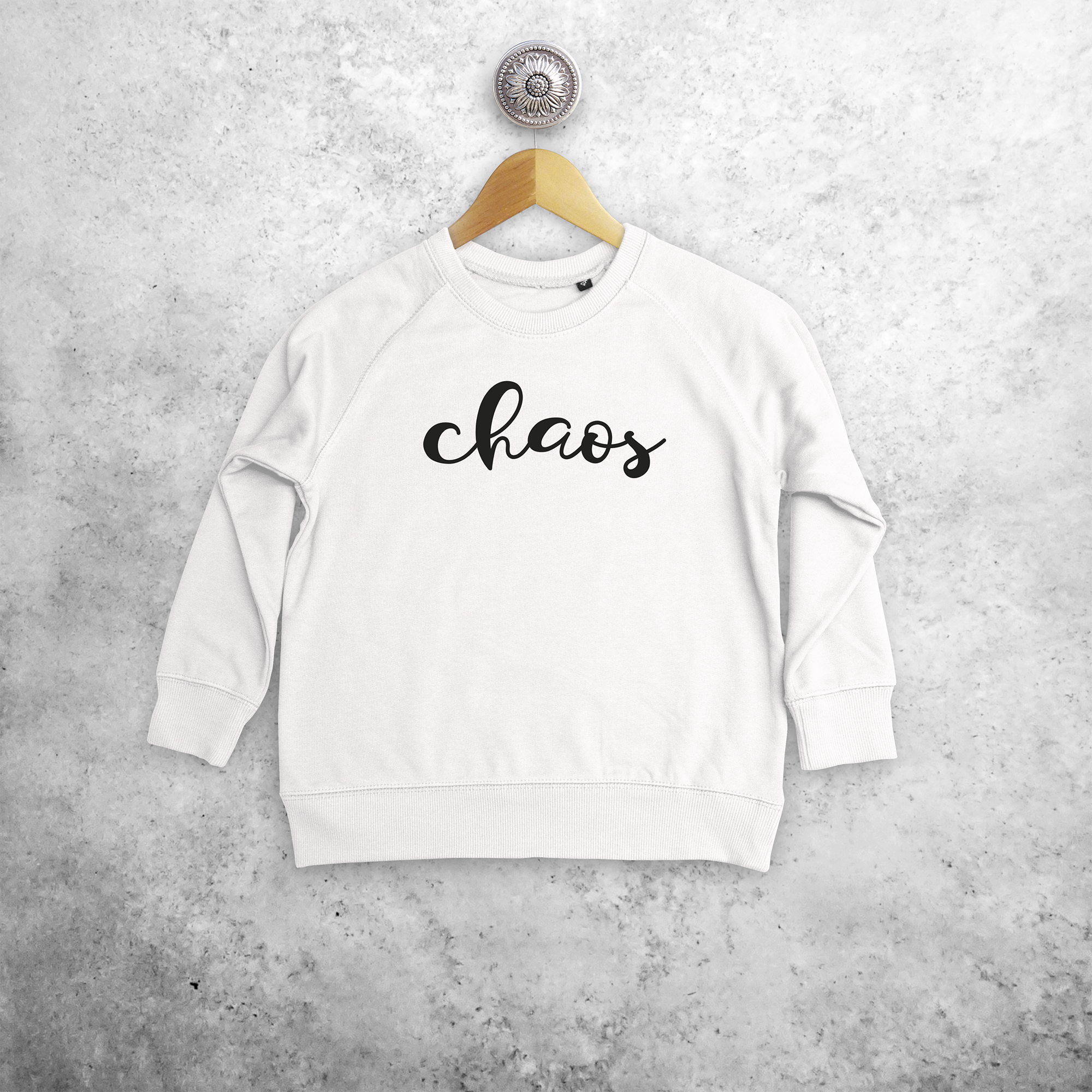 'Chaos' kids sweater