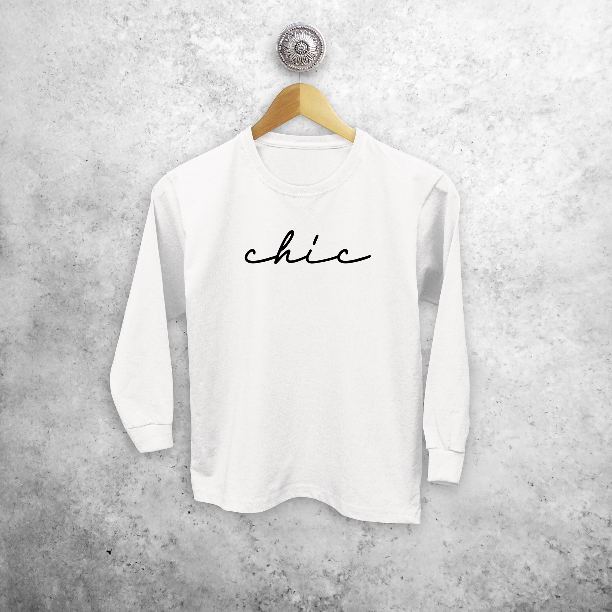 'Chic' kids longsleeve shirt