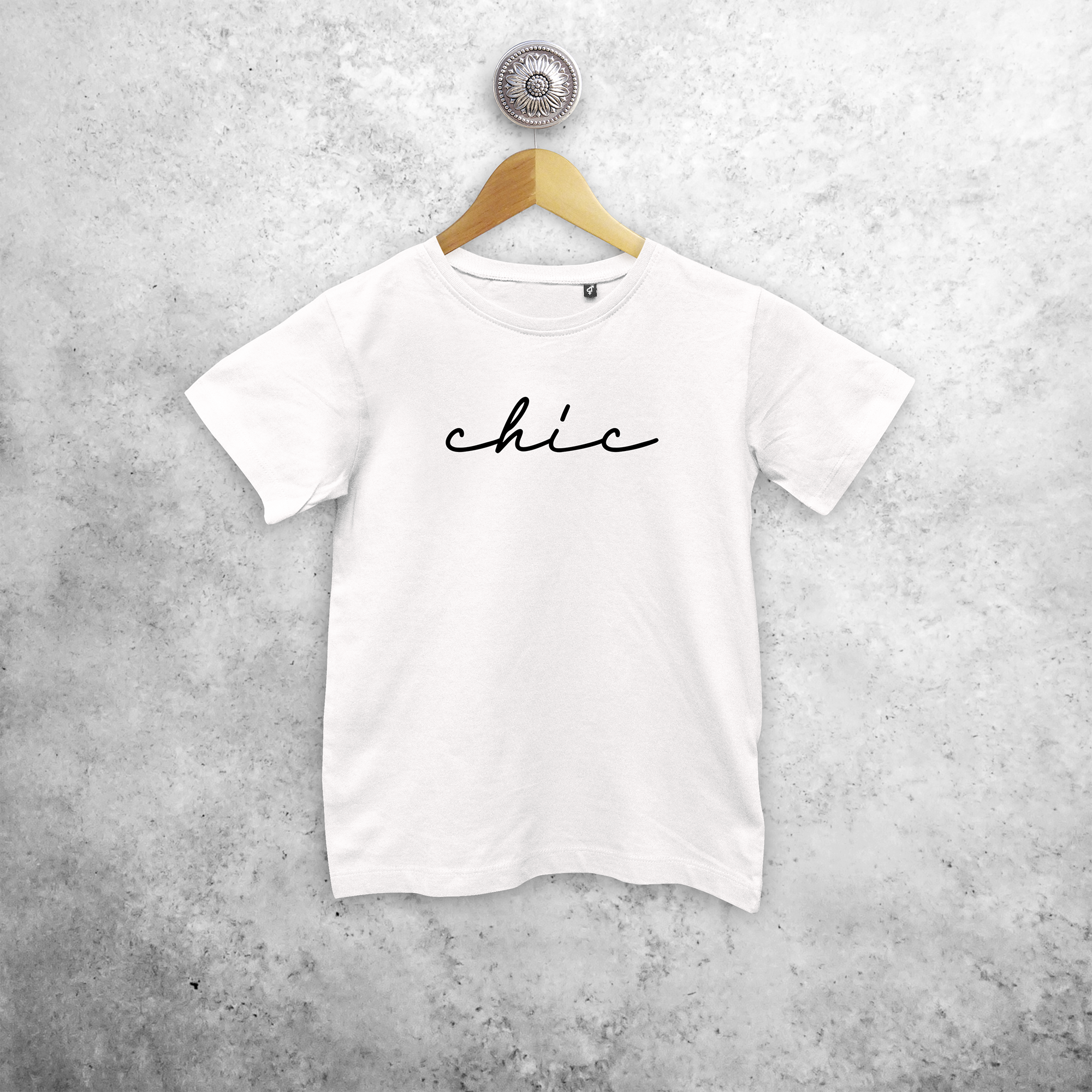 'Chic' kids shortsleeve shirt