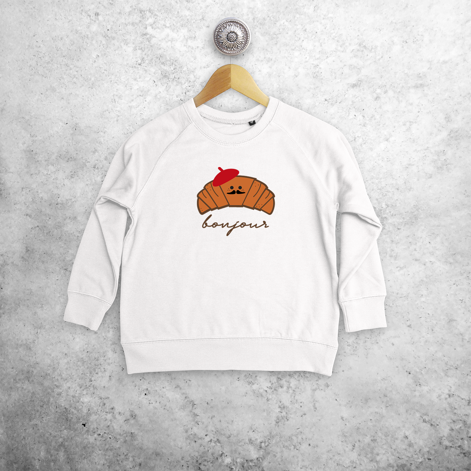 Croissant kids sweater