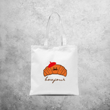 Croissant tote bag