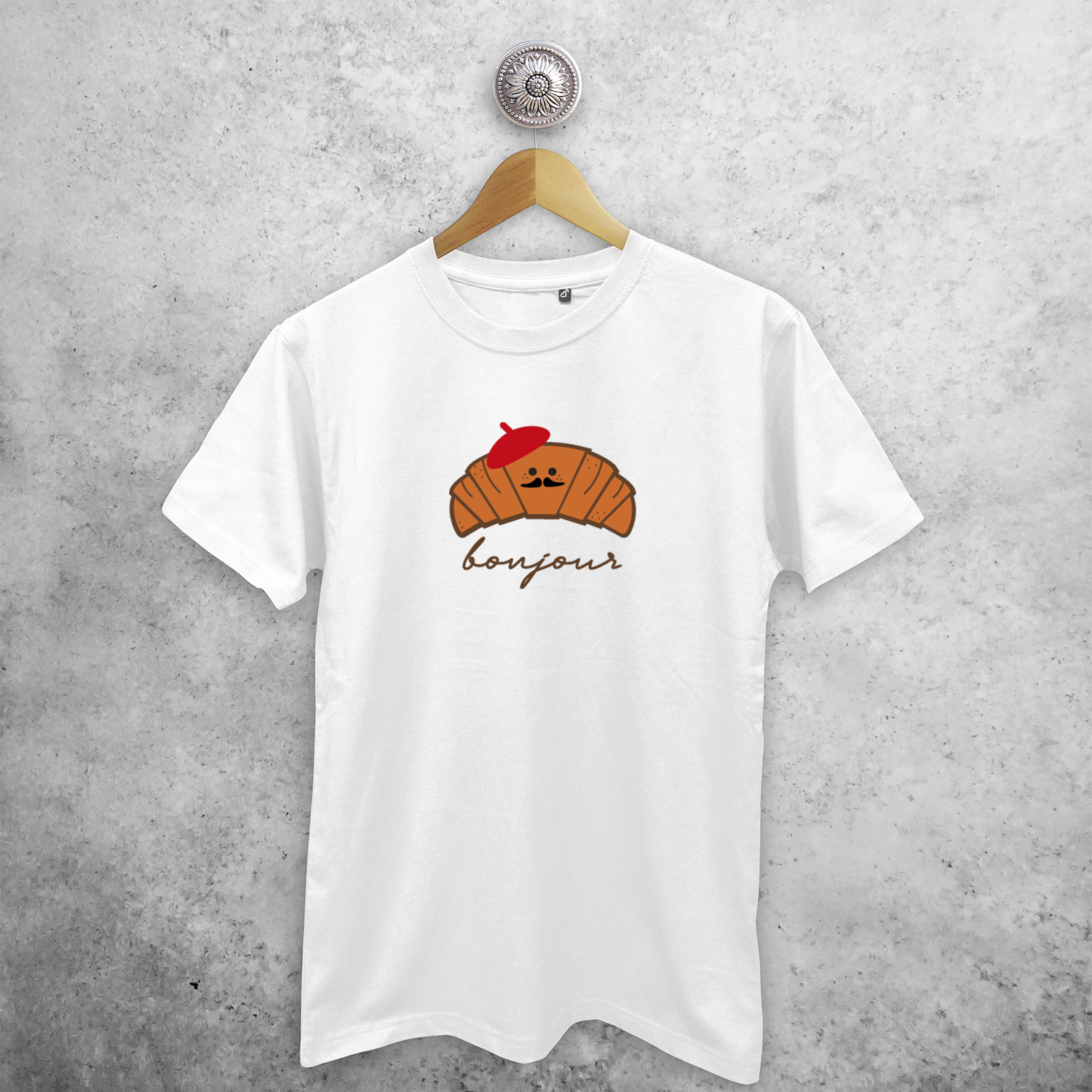 Croissant adult shirt