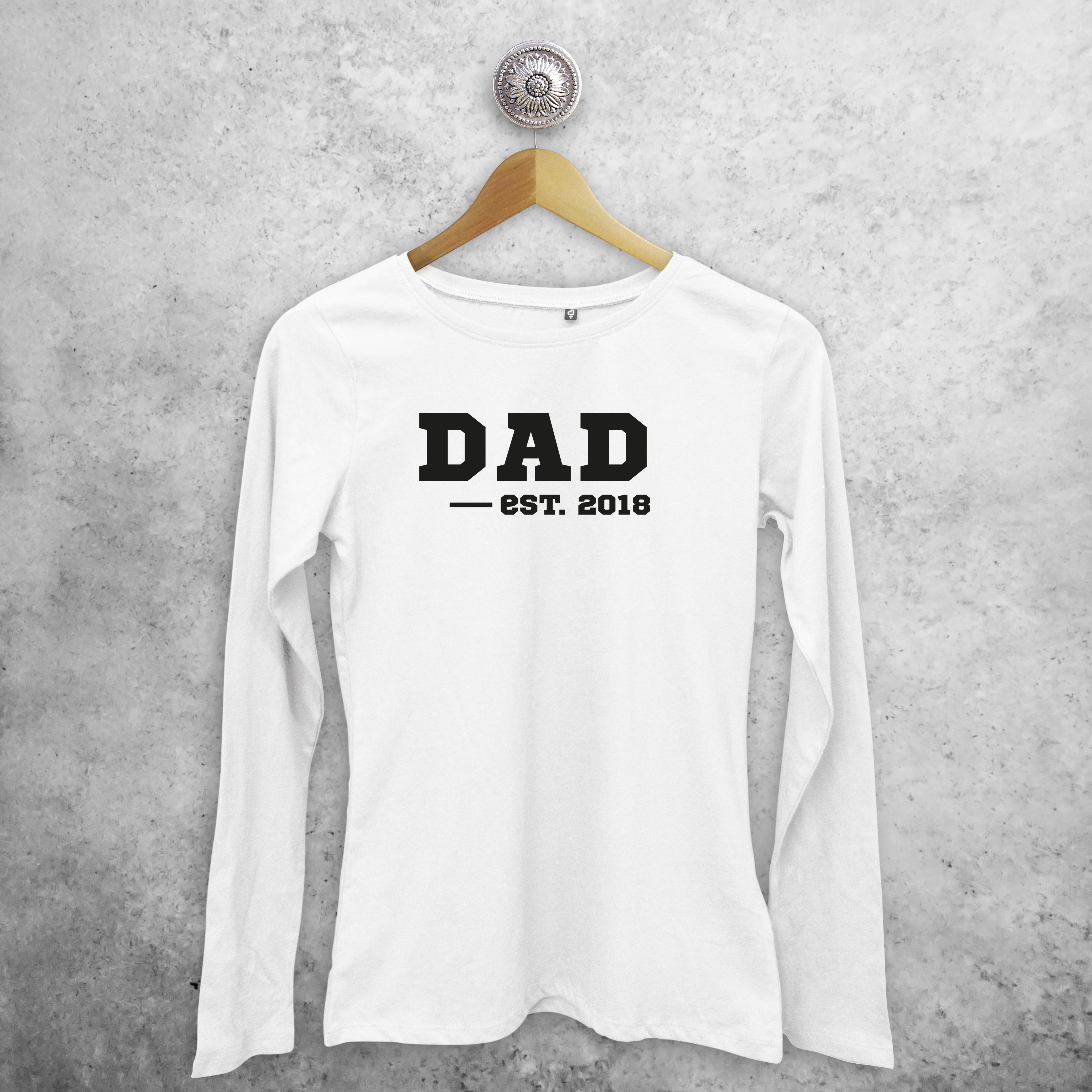 'Dad' adult longsleeve shirt