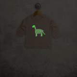 Dino glow in the dark baby sweater