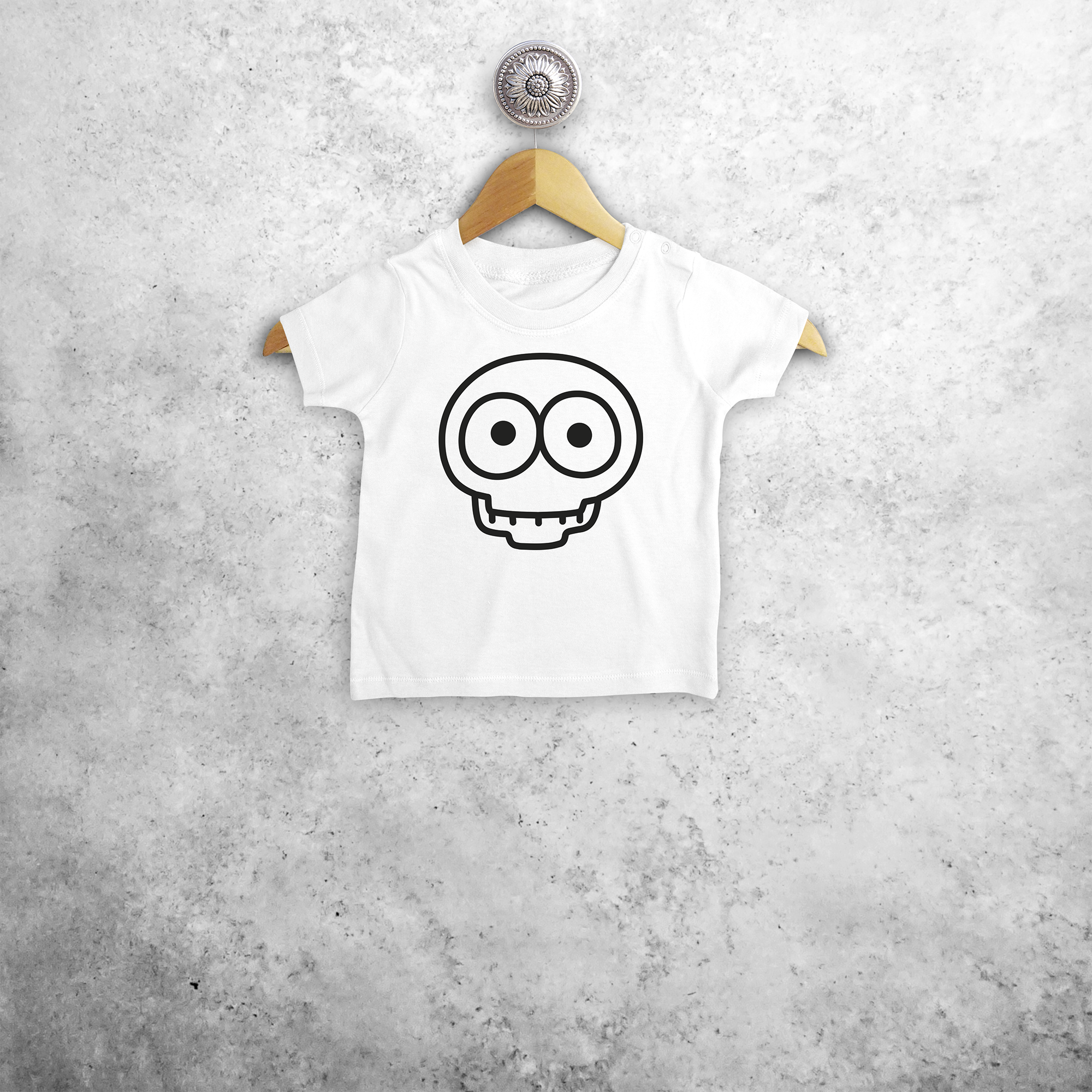 Skull baby shortsleeve shirt