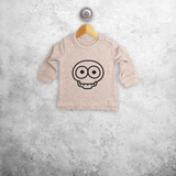 Skull baby sweater