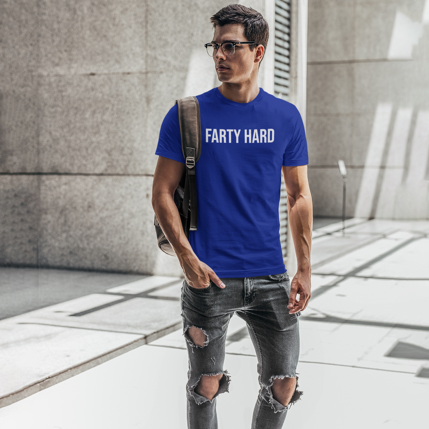 'Farty hard' adult shirt