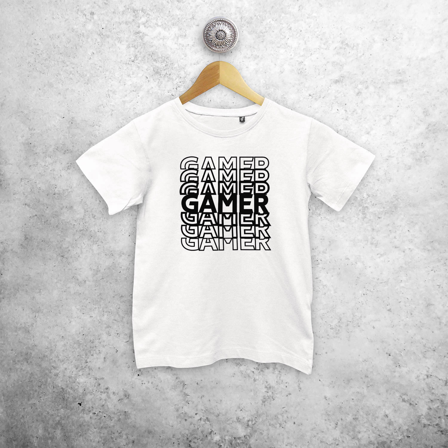 'Gamer' kids shortsleeve shirt