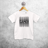 'Gamer' kids shortsleeve shirt