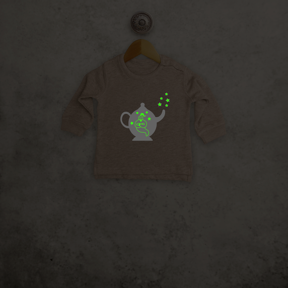 Genie in bottle glow in the dark baby sweater