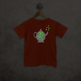 Genie in bottle glow in the dark kids shortsleeve shirt