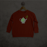 Genie in bottle glow in the dark kids sweater