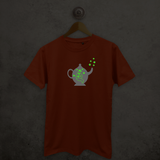 Genie in bottle glow in the dark adult shirt