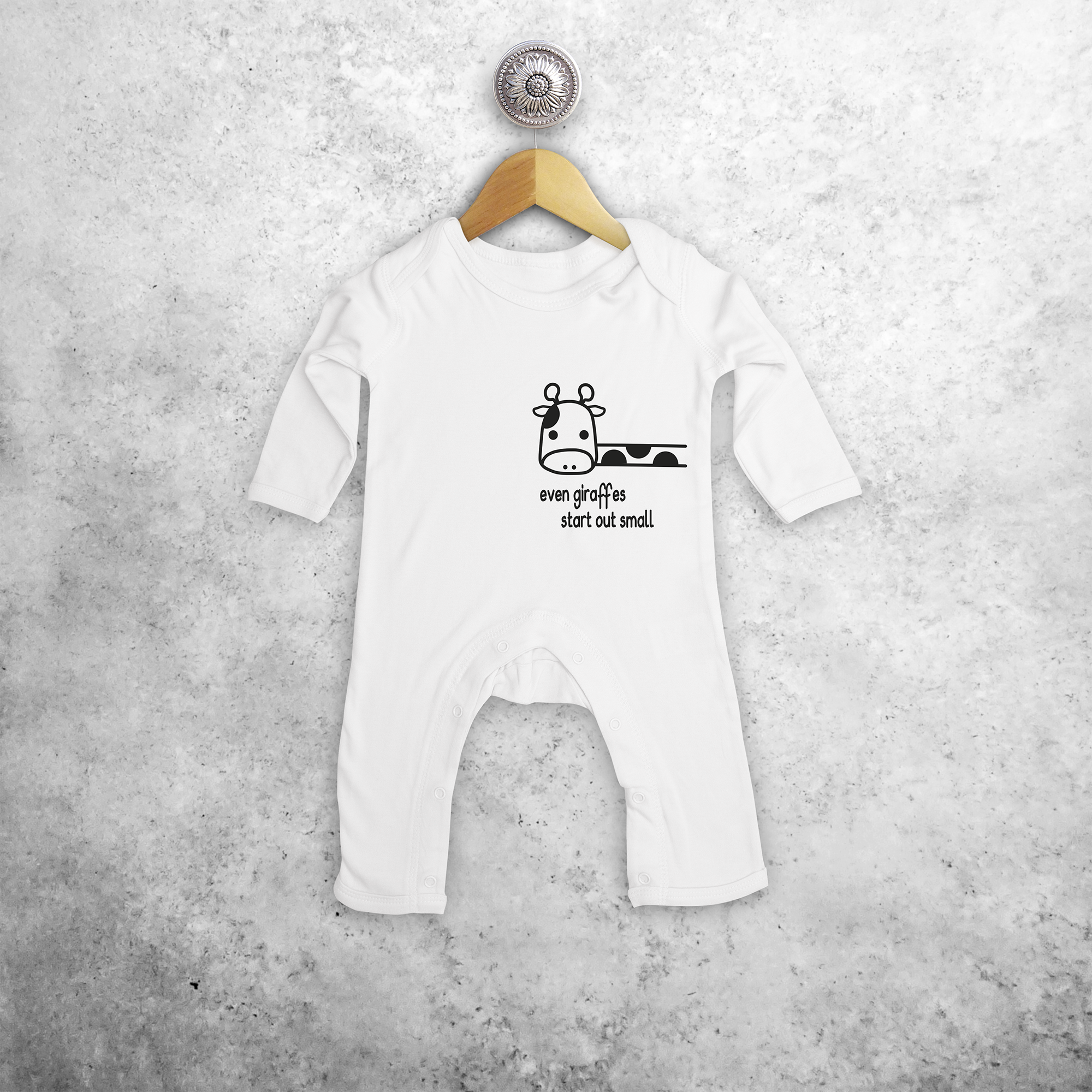 Giraffe baby romper