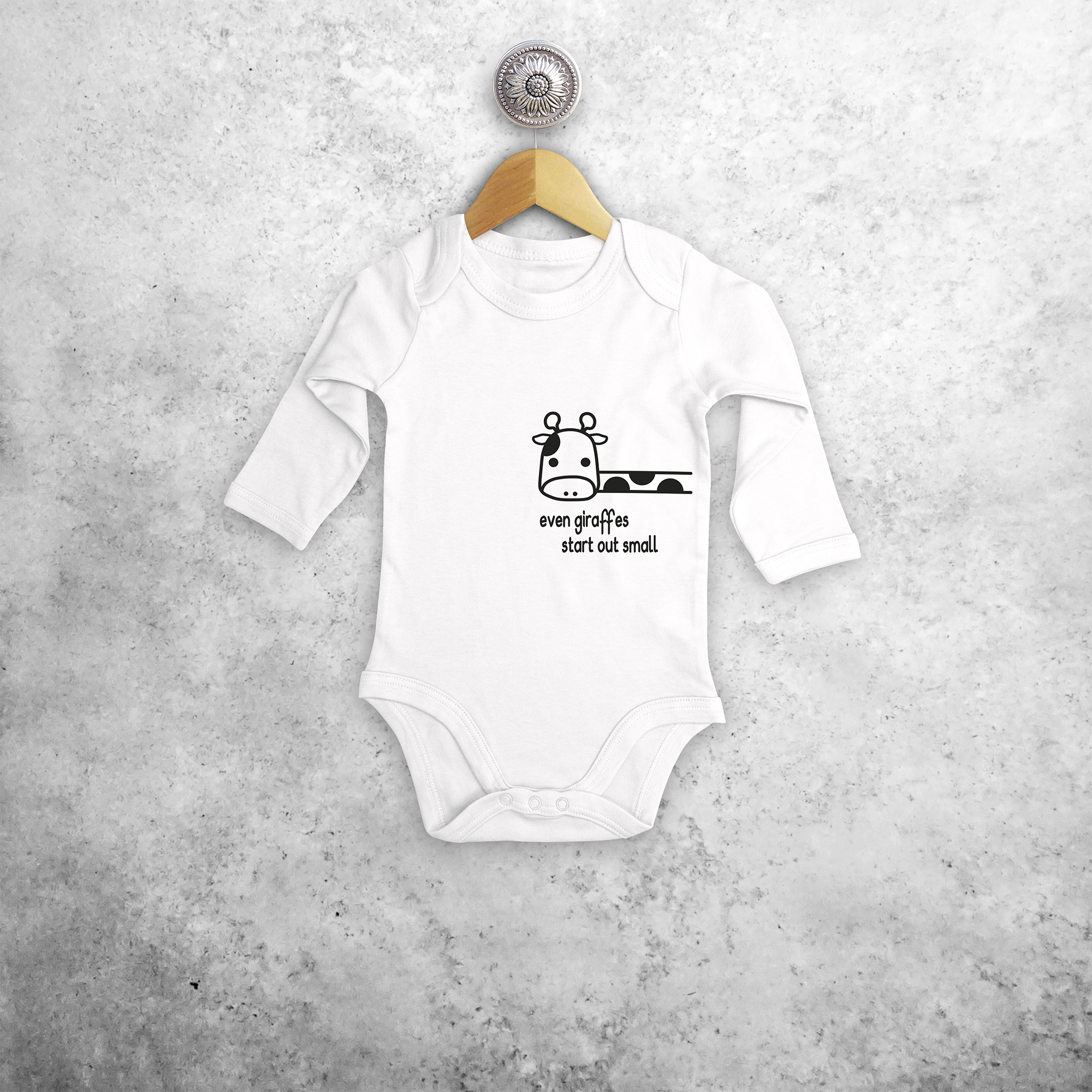 Giraffe baby longsleeve bodysuit