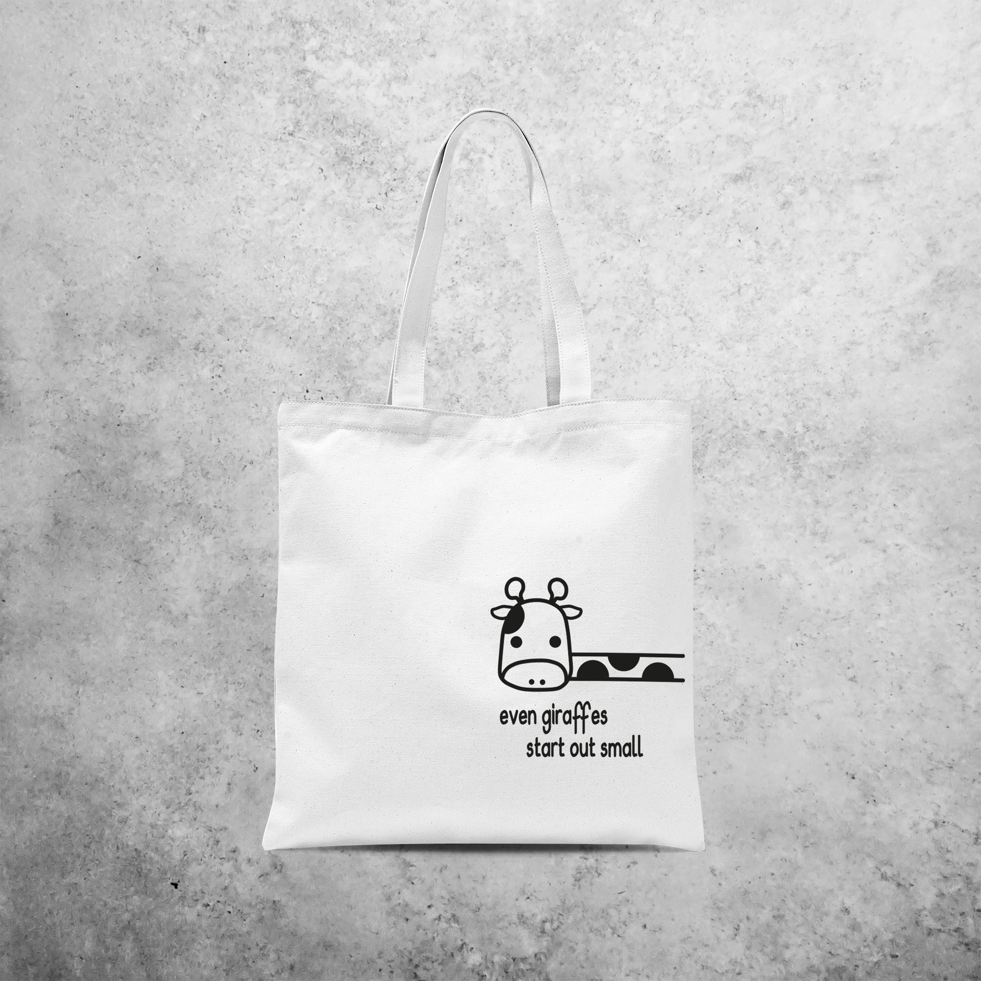 Giraffe tote bag