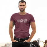 'Good looks - Bad habits' adult shirt