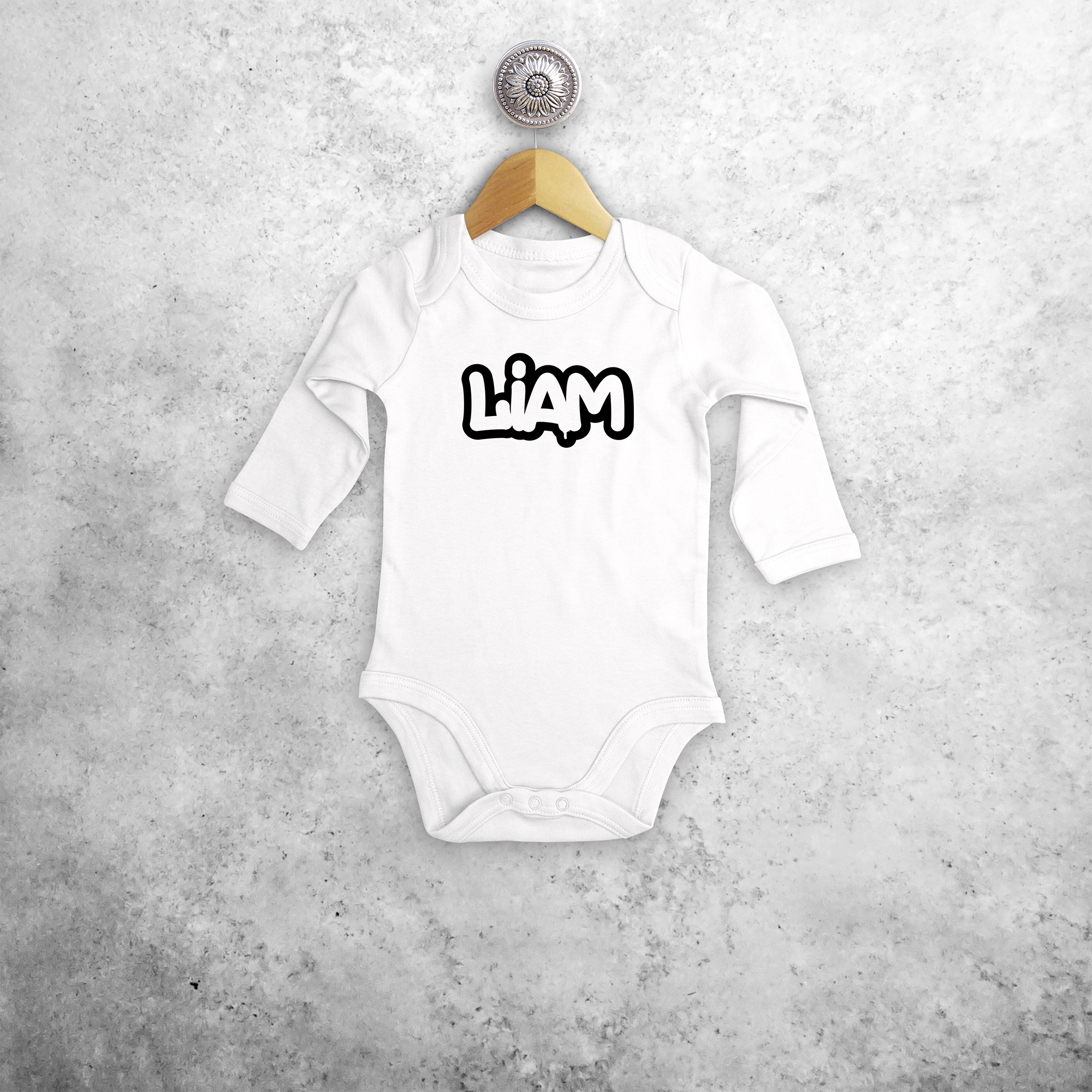 Graffiti baby longsleeve bodysuit