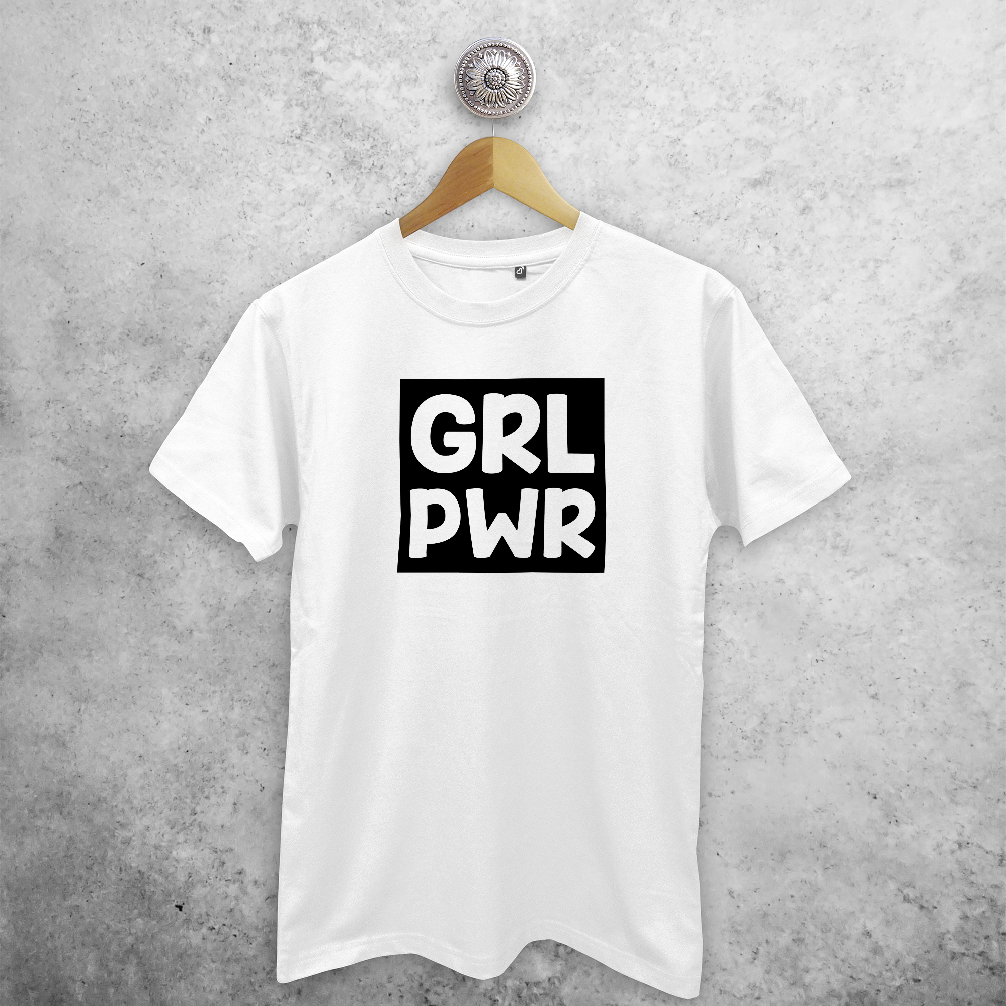 'GRL PWR' adult shirt