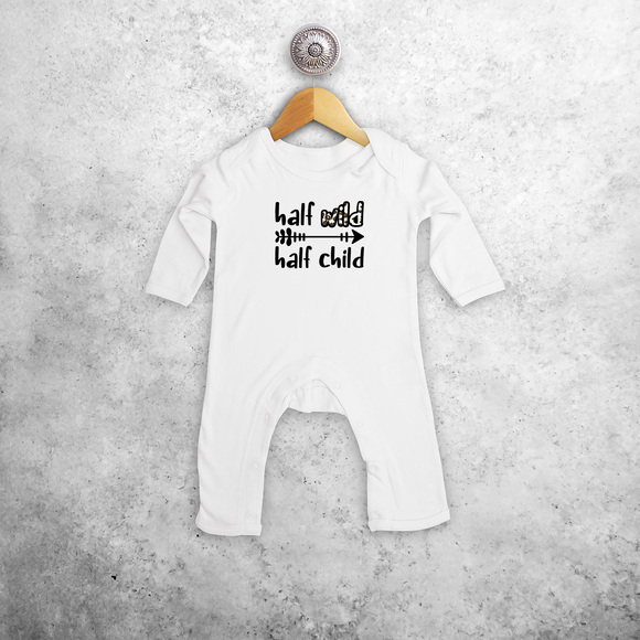 'Half wild, Half child' baby romper