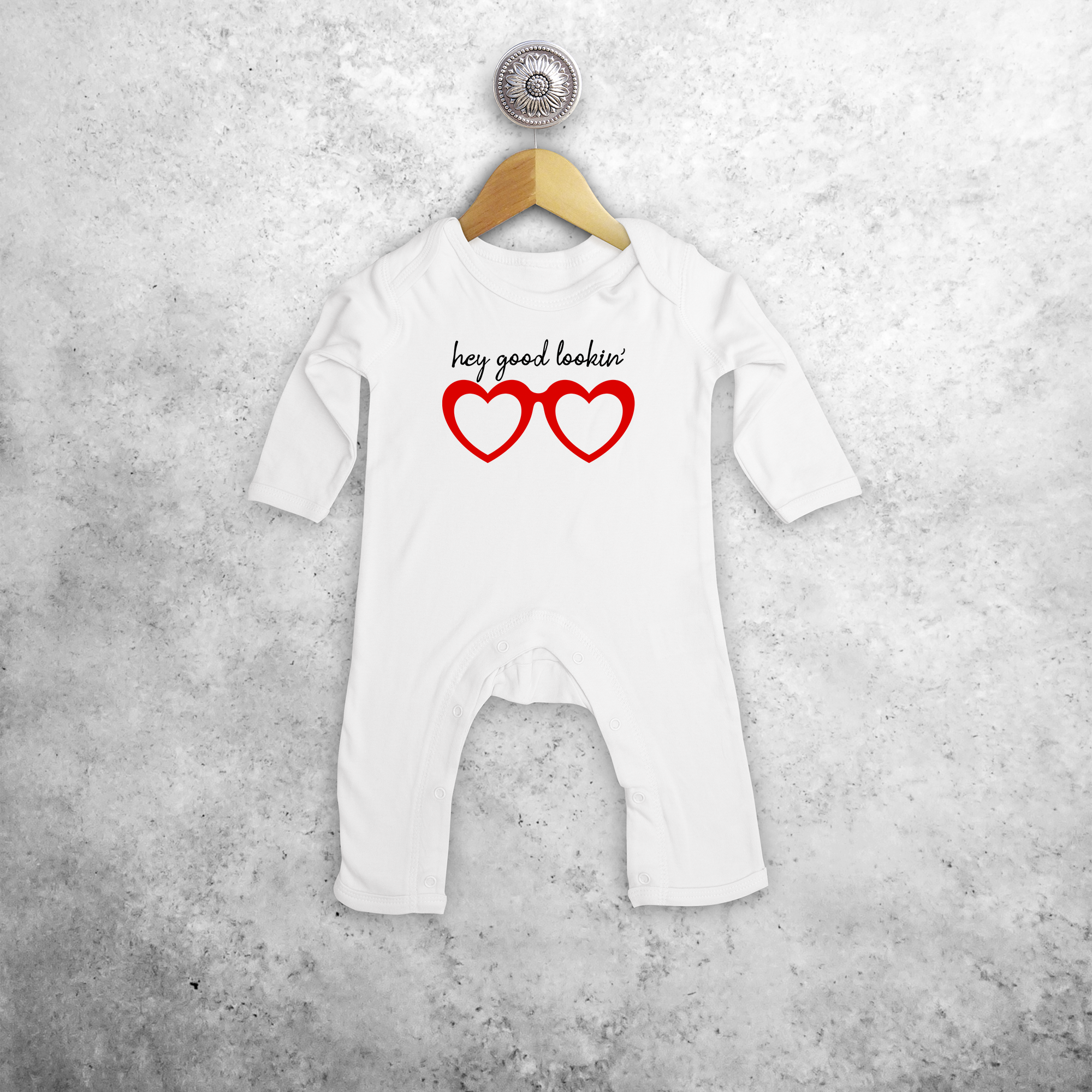 'Hey good lookin'' baby romper