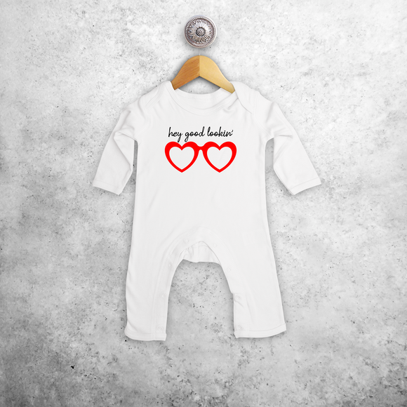 'Hey good lookin'' baby romper