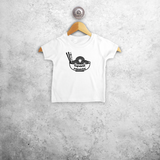 'Hopeless ramentic' baby shortsleeve shirt