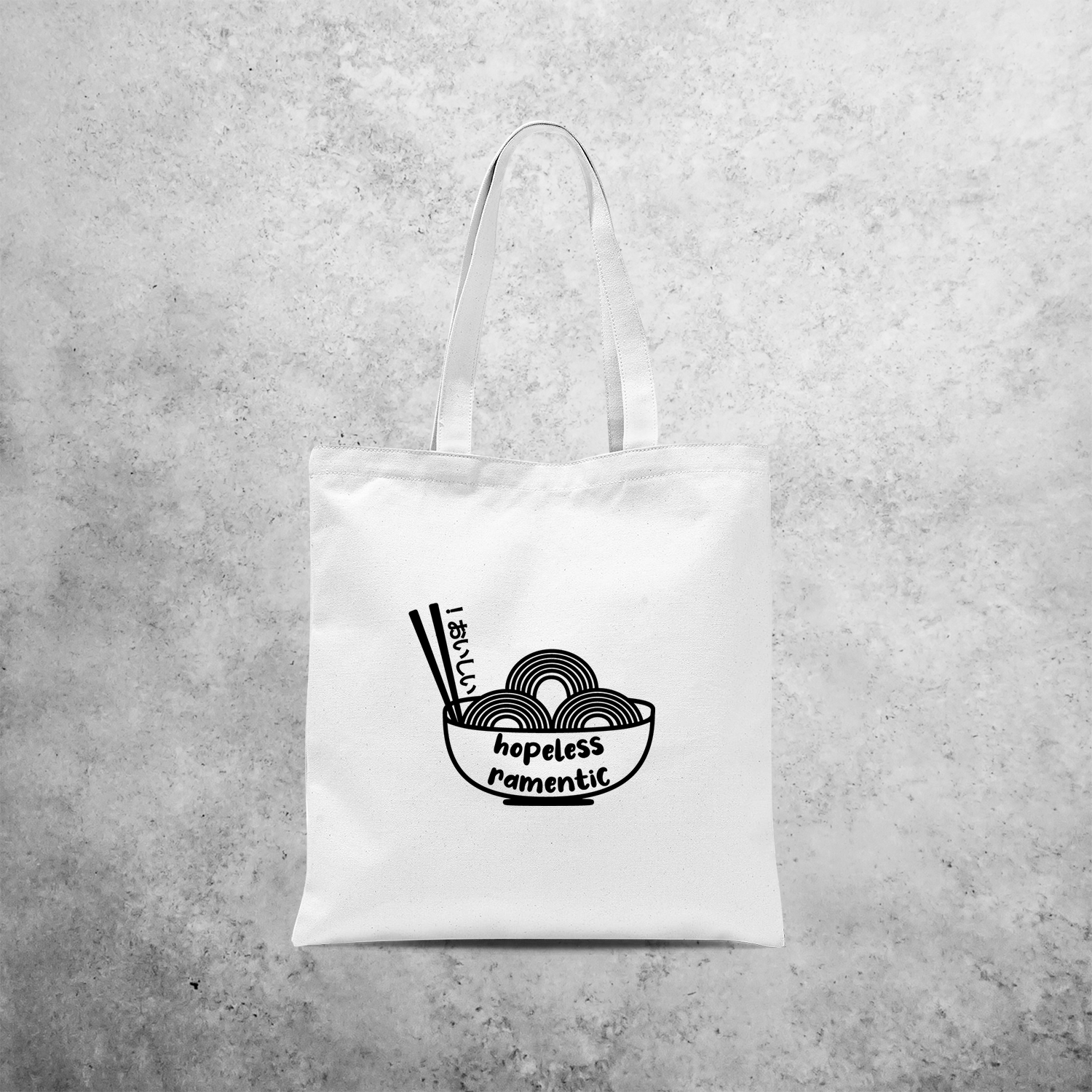 'Hopeless ramentic' tote bag