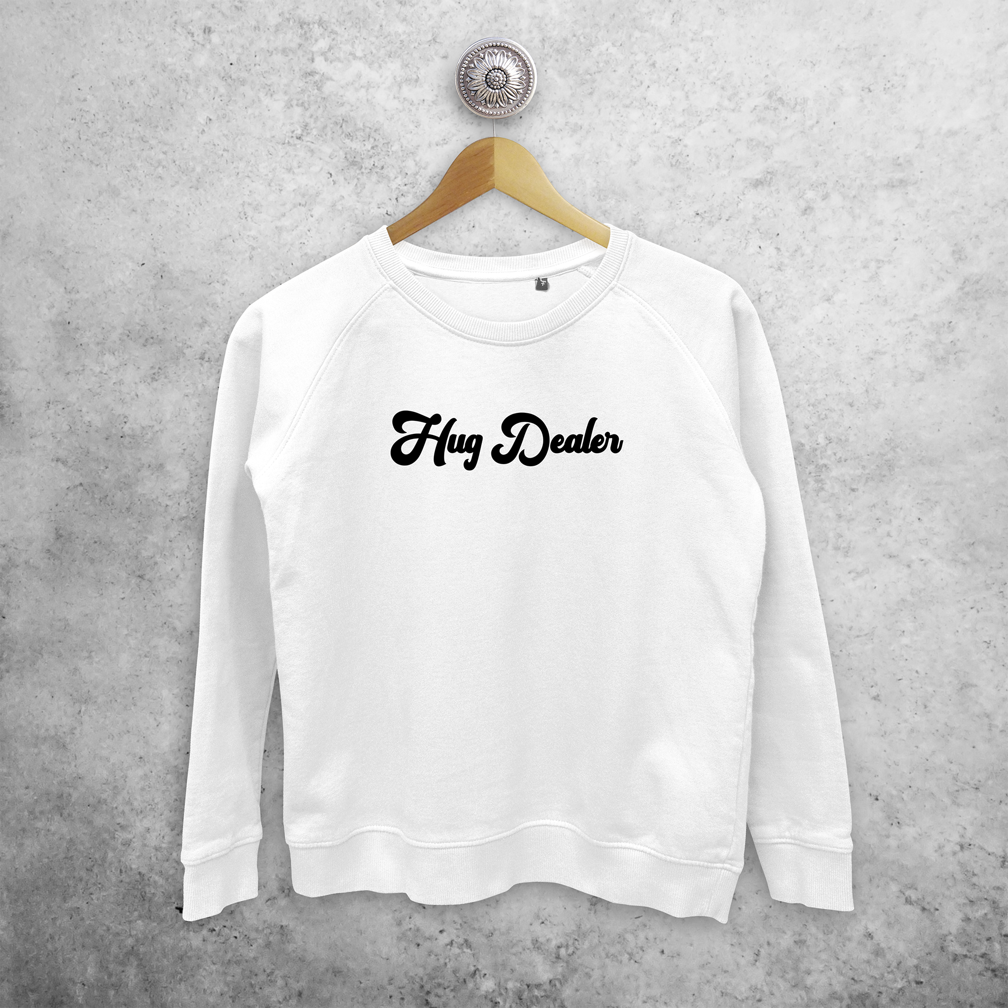 'Hug dealer' sweater