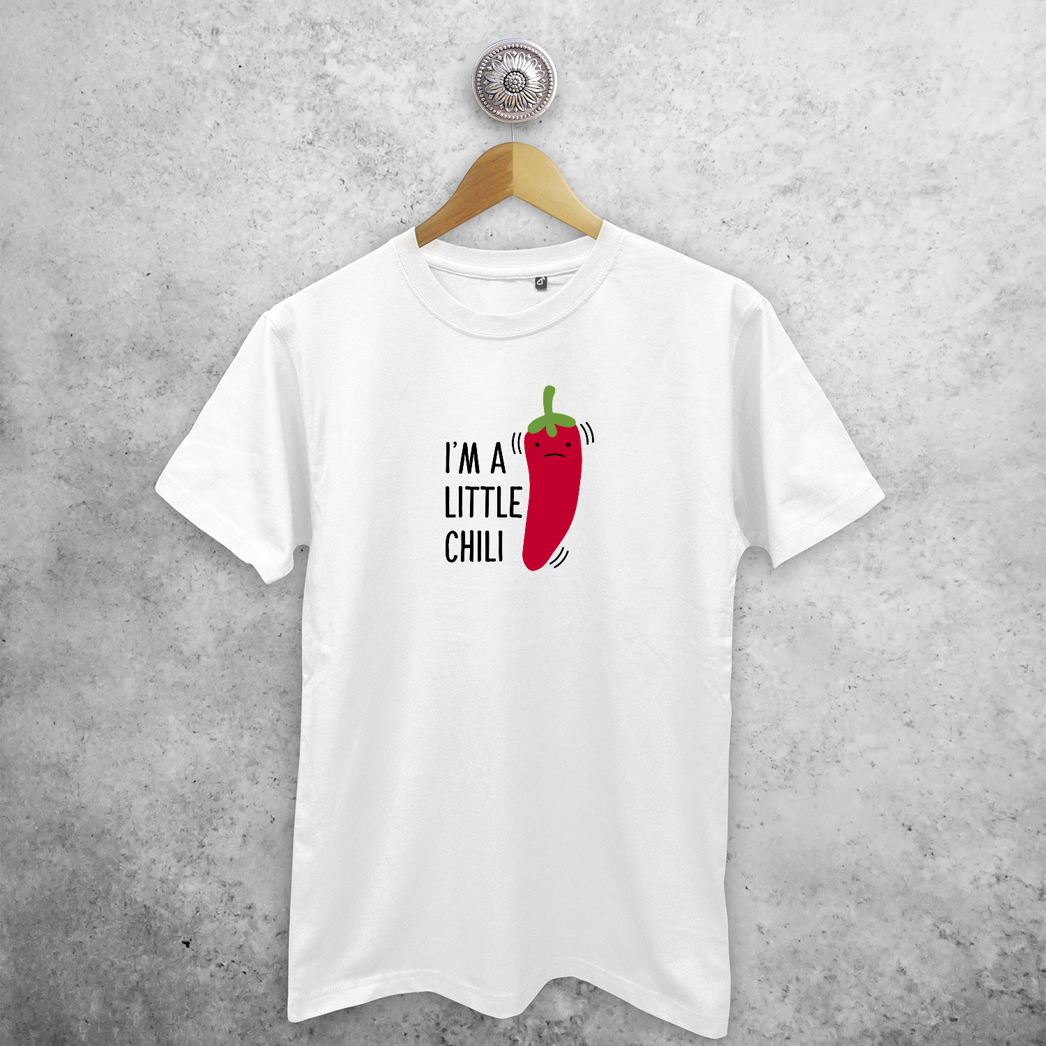 'I'm a little chili' adult shirt