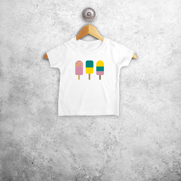 Ice cream baby shortsleeve shirt