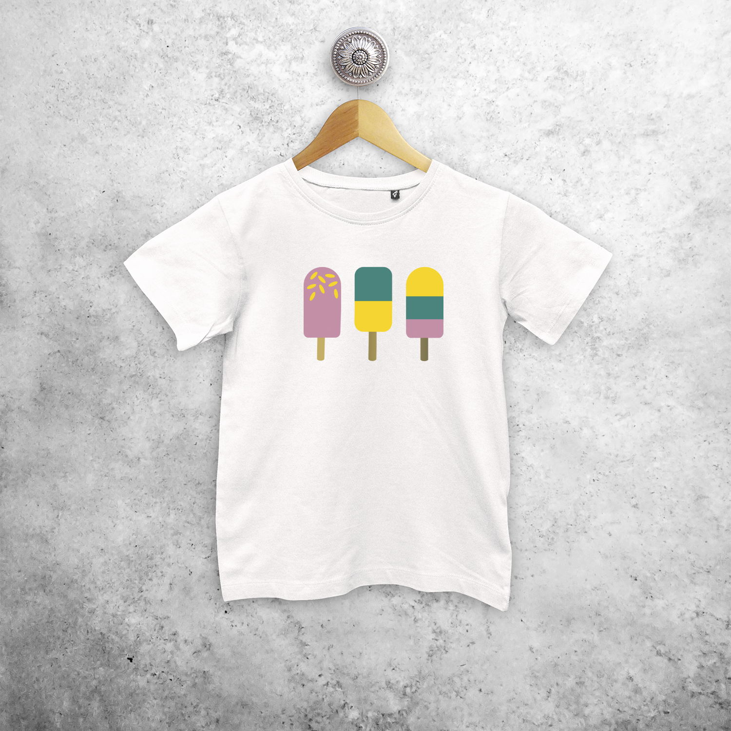 Ice cream kids shortsleeve shirt