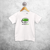 'I love you so matcha' kids shortsleeve shirt