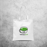 'I love you so matcha' tote bag