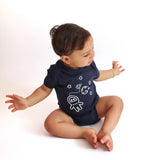 Astronaut baby shortsleeve bodysuit