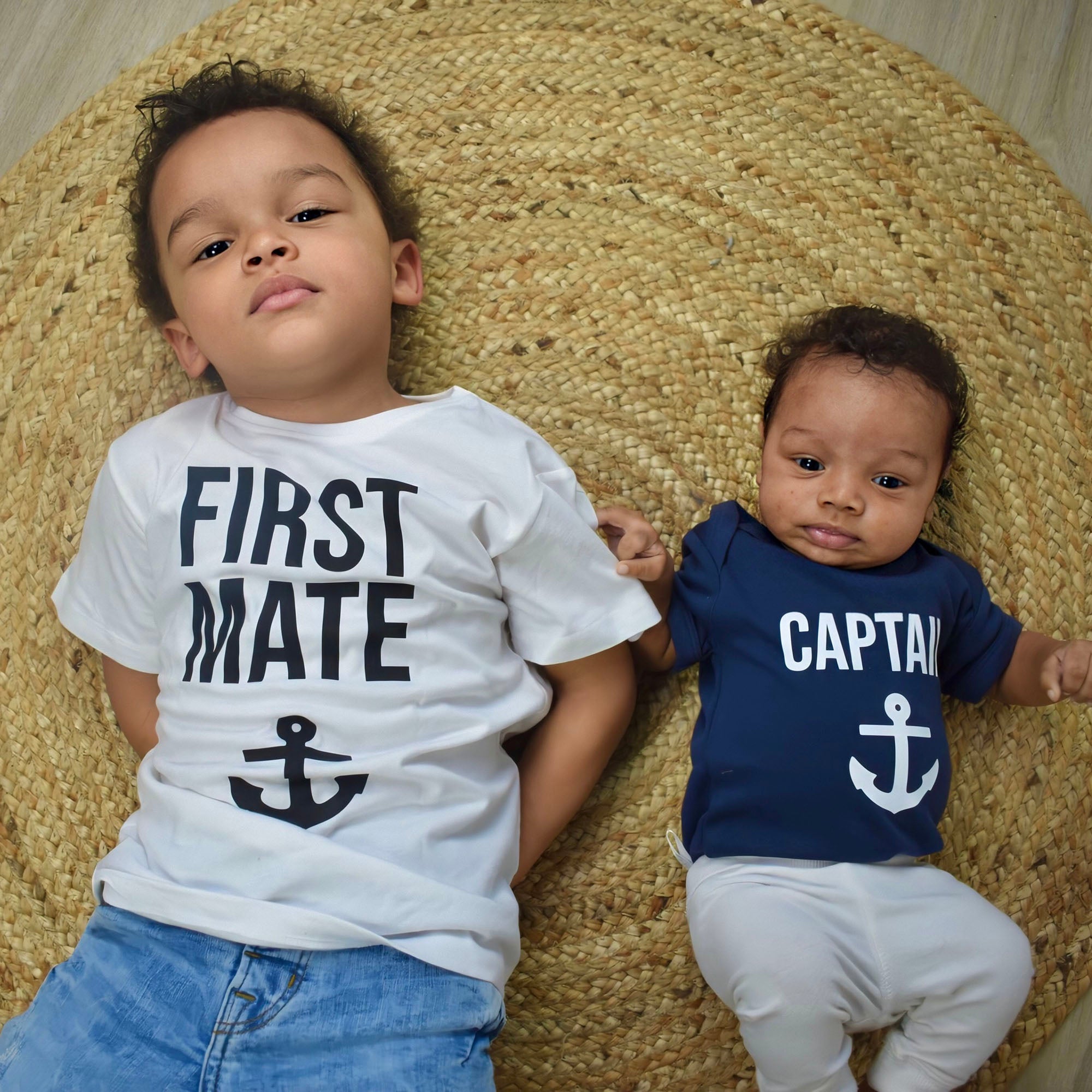 'First mate' kids shortsleeve shirt