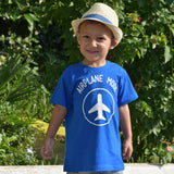 'Airplane mode' kids shortsleeve shirt