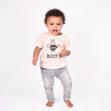 'Buzzy bee' baby shortsleeve shirt