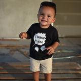 'I beleaf in you' baby shortsleeve shirt