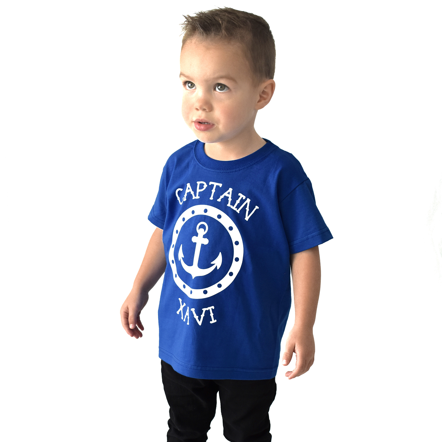 'Captain' kids shortsleeve shirt