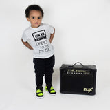 'Dance to the music' kids shortsleeve shirt