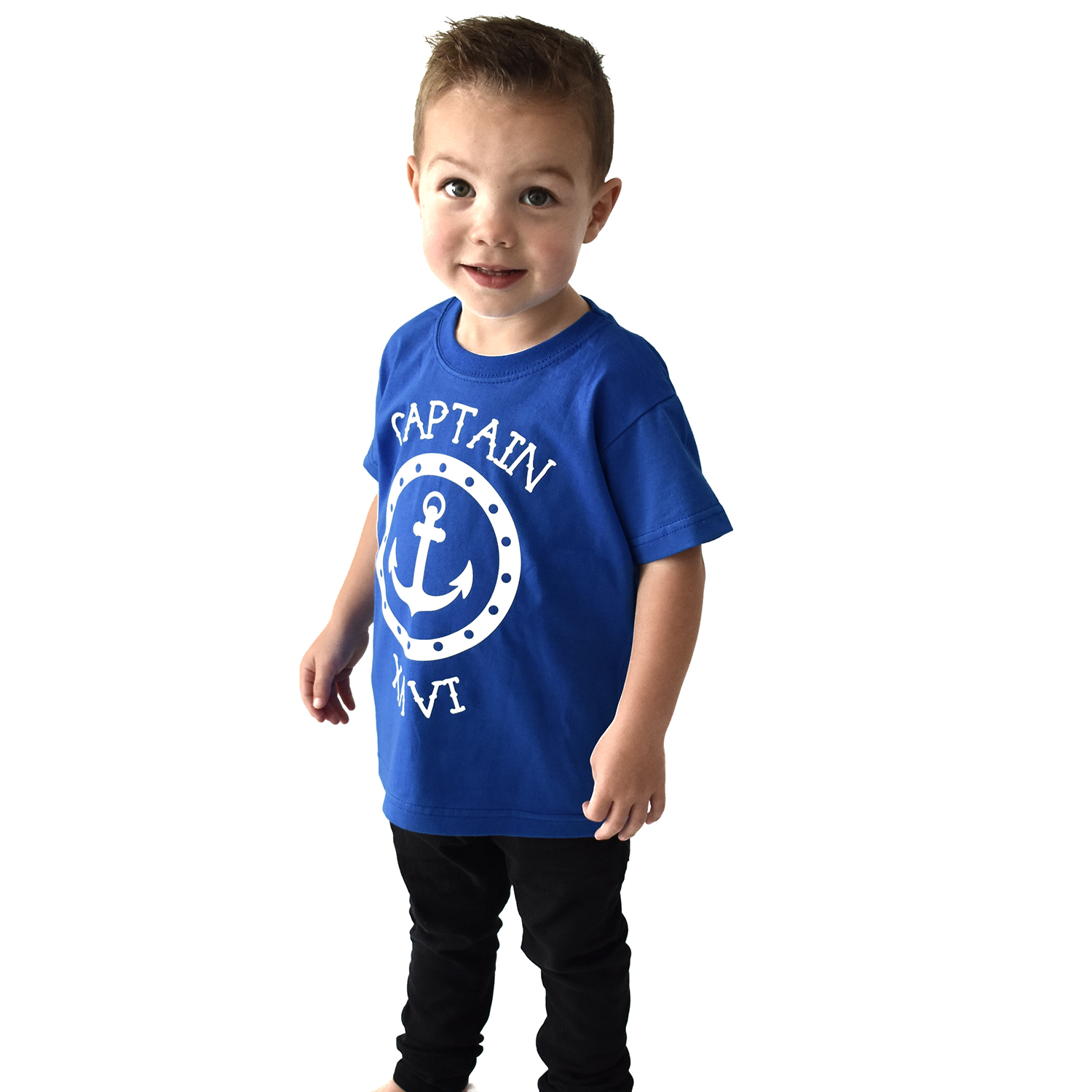 'Captain' kids shortsleeve shirt