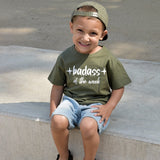 'Badass of the week' kids shortsleeve shirt