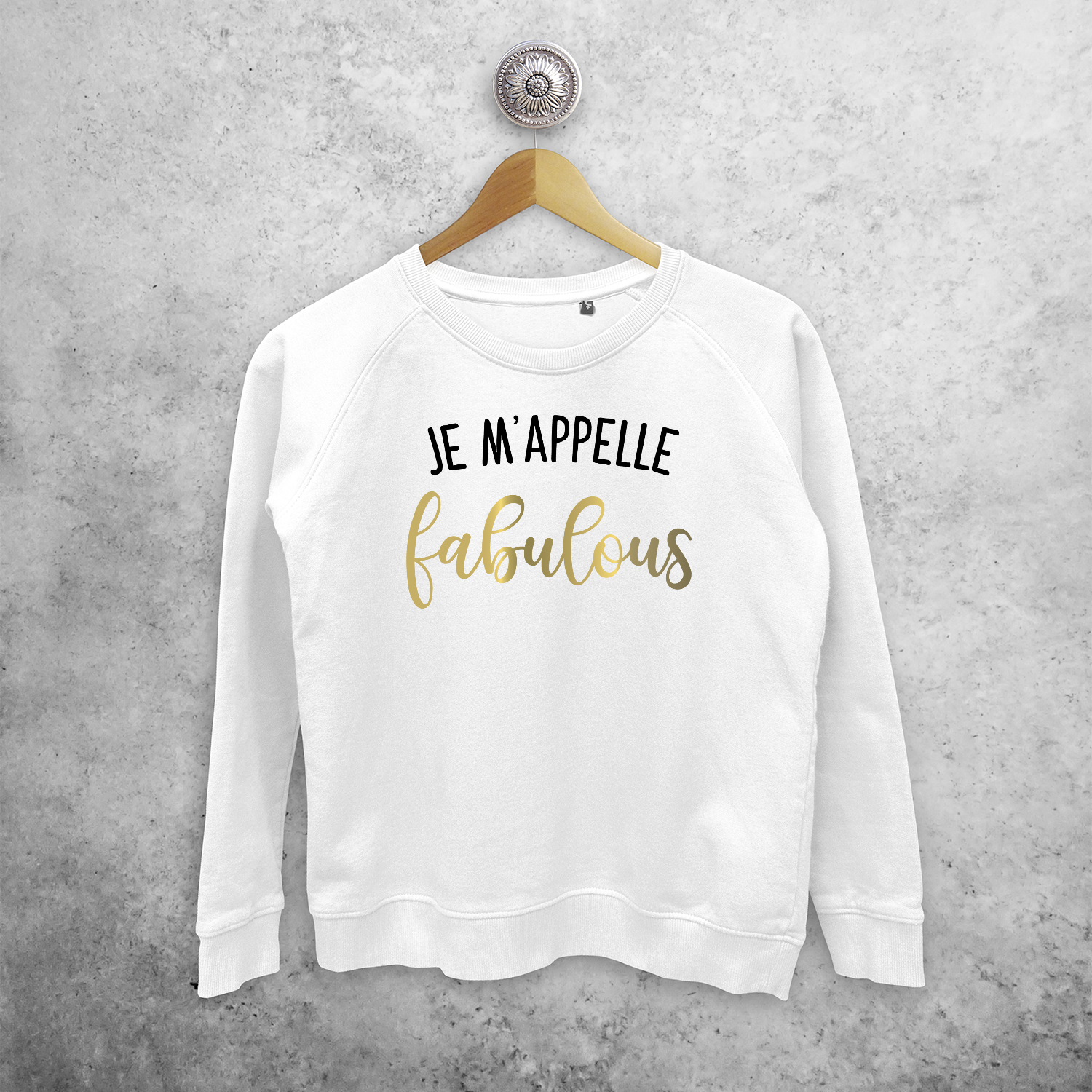 'Je m'appelle fabulous' sweater