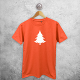 Christmas tree glow in the dark adult shirt