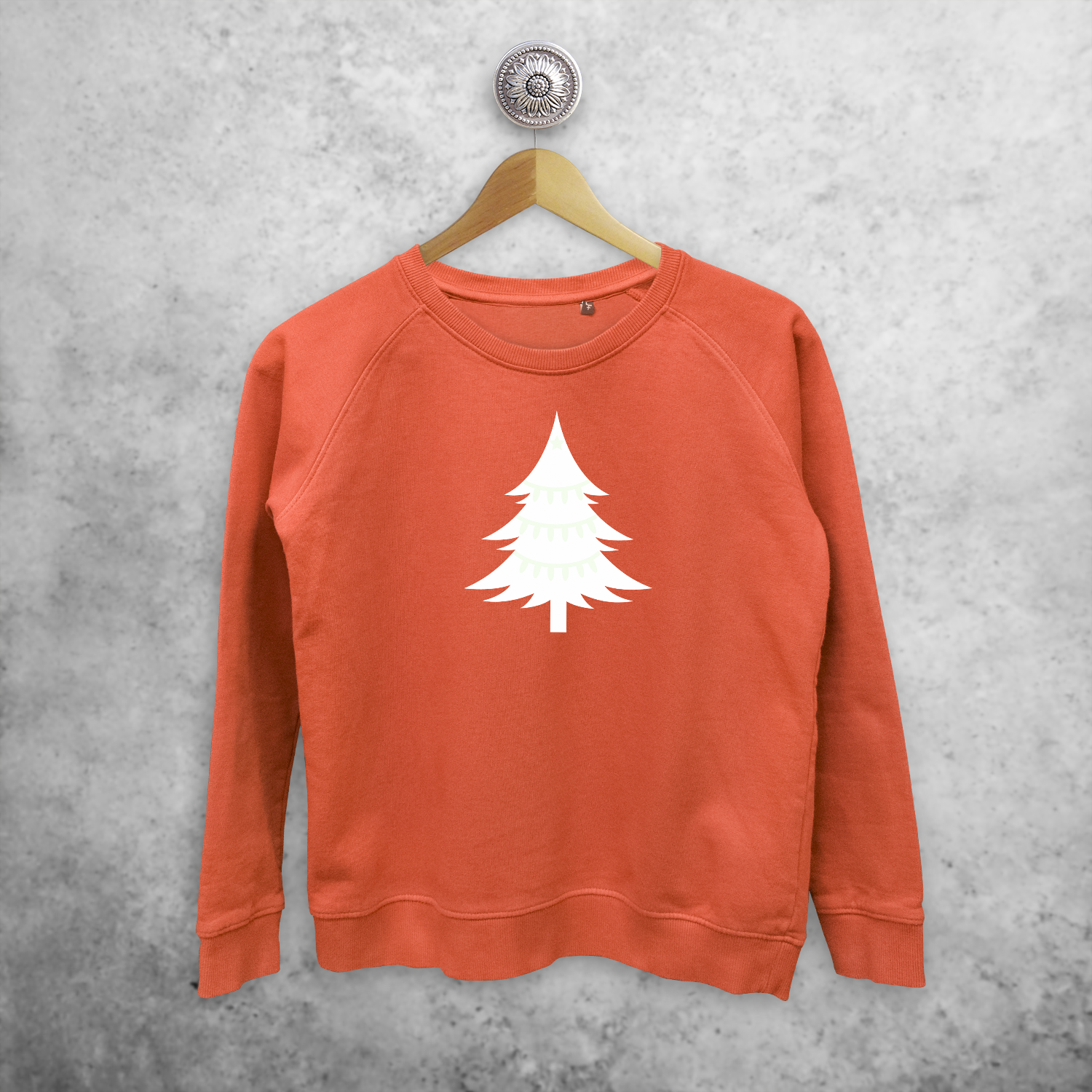 Christmas tree glow in the dark sweater