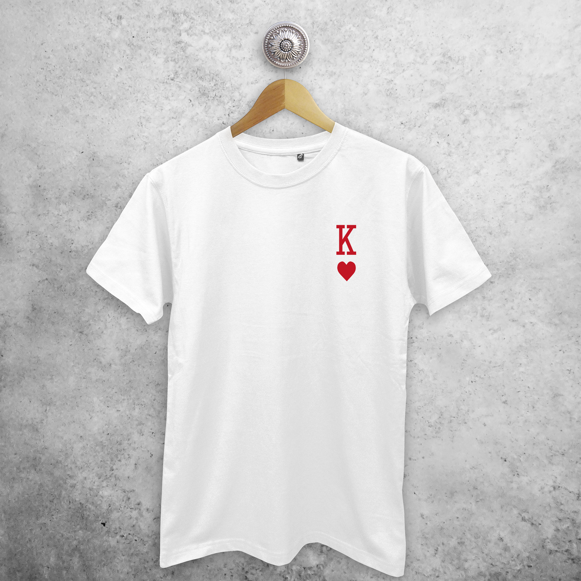 'King of hearts' adult shirt