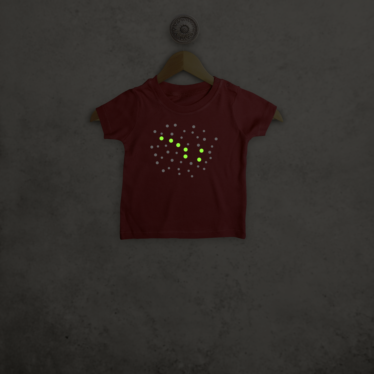 Little bear glow in the dark baby shortsleeve shirt