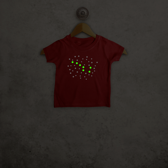 Little bear glow in the dark baby shortsleeve shirt