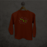 Little bear glow in the dark kids longsleeve shirt